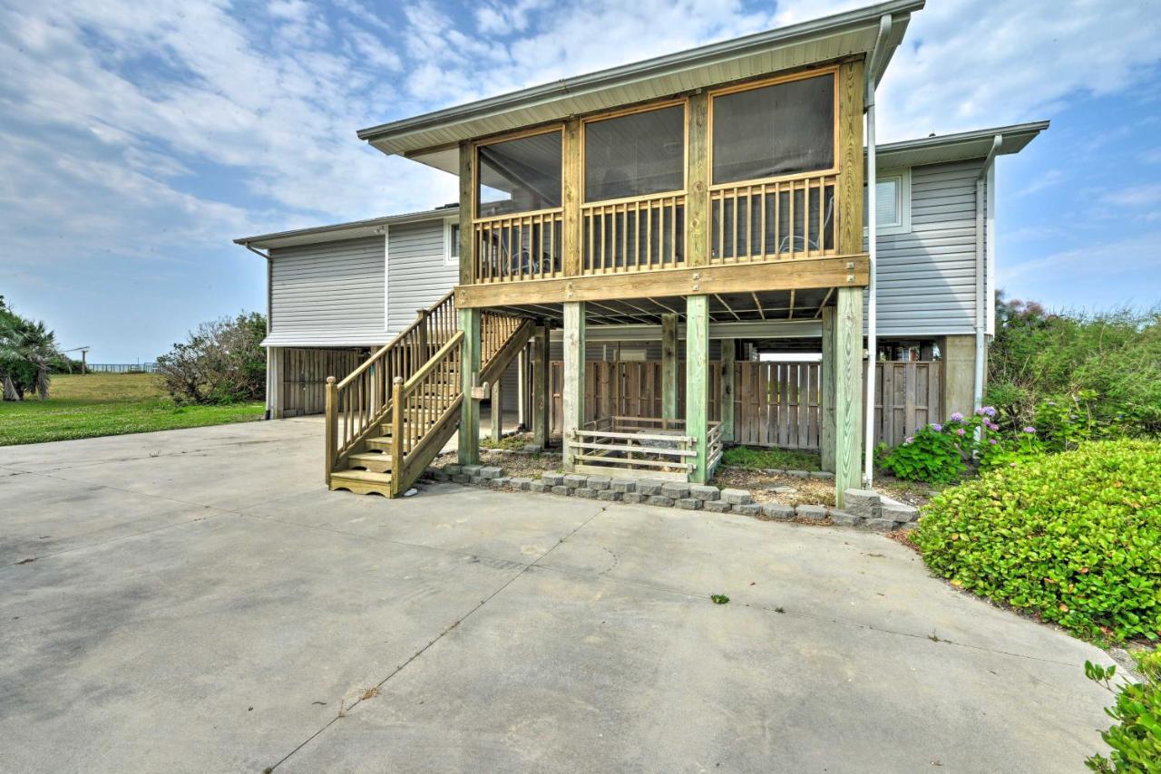 Waterfront Harkers Island Home Sunset View And Dock Екстер'єр фото